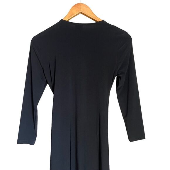 Anne Klein black faux wrap dress. Size xxs - Picture 7 of 9